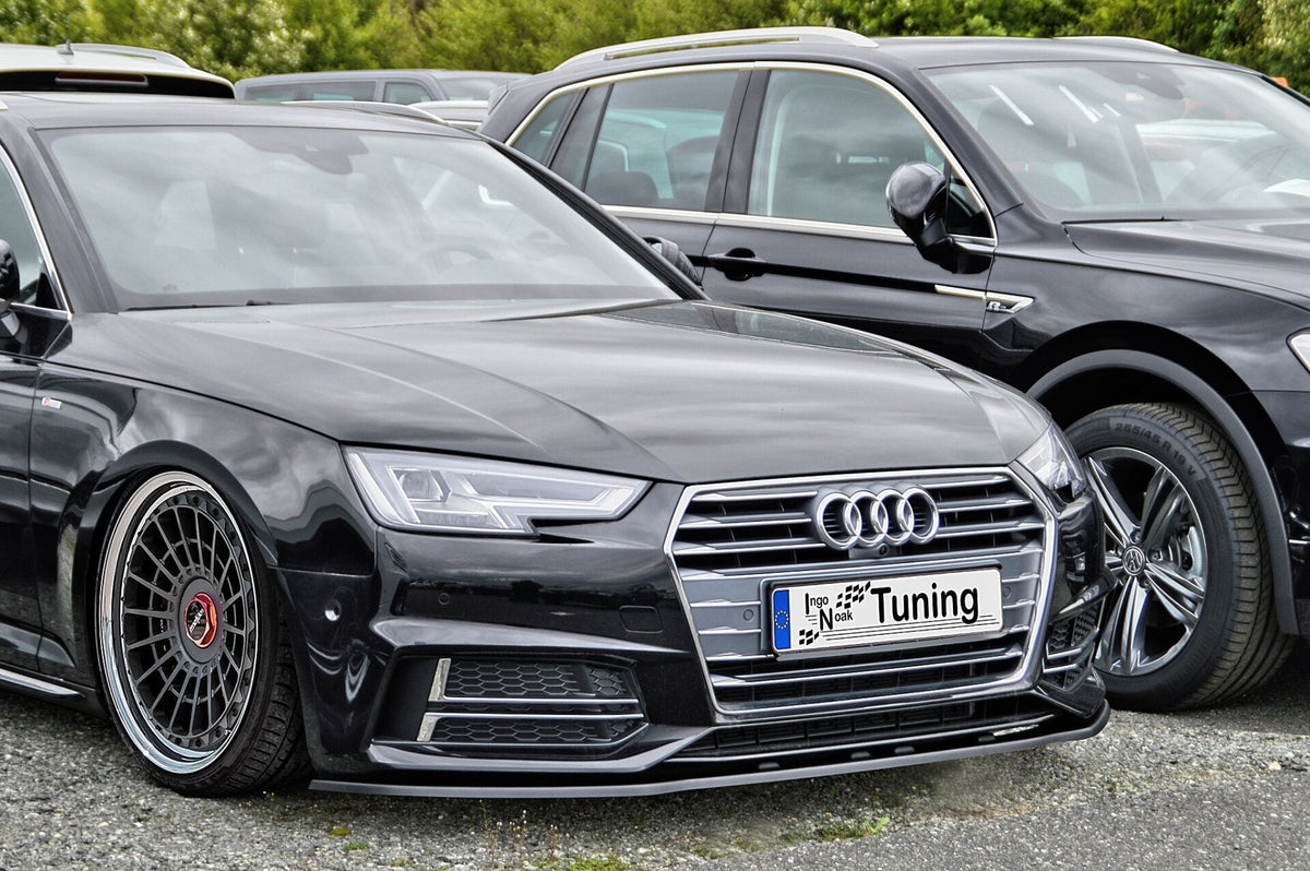 Cup Frontspoilerlippe für Audi A4 S-Line + S4 : B9 ab Bj. 2015- - Ingo Noak Tuning