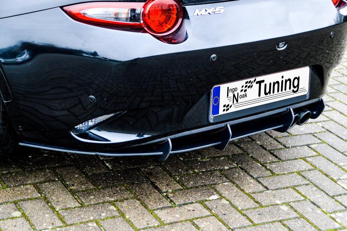Gefräster Heckansatz mit Seitenflaps aus ABS für Mazda MX-5 ND-RF ab Bj.2015
