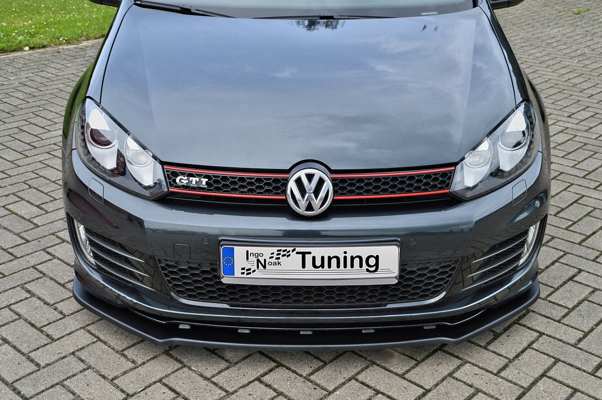 Frontspoiler Cuplippe für VW Golf 6 GTI GTD ED35, passend für Ingo Noak Tuning Spoilerschwert, aus langlebigem Material