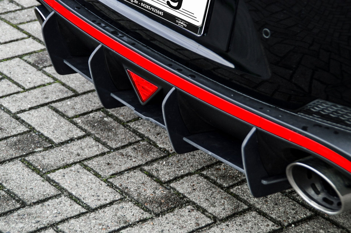 Racing-Heckansatz für Hyundai i30N Fastback Facelift, Ingo Noak Tuning, sportliches Design, aus Kunststoff gefertigt