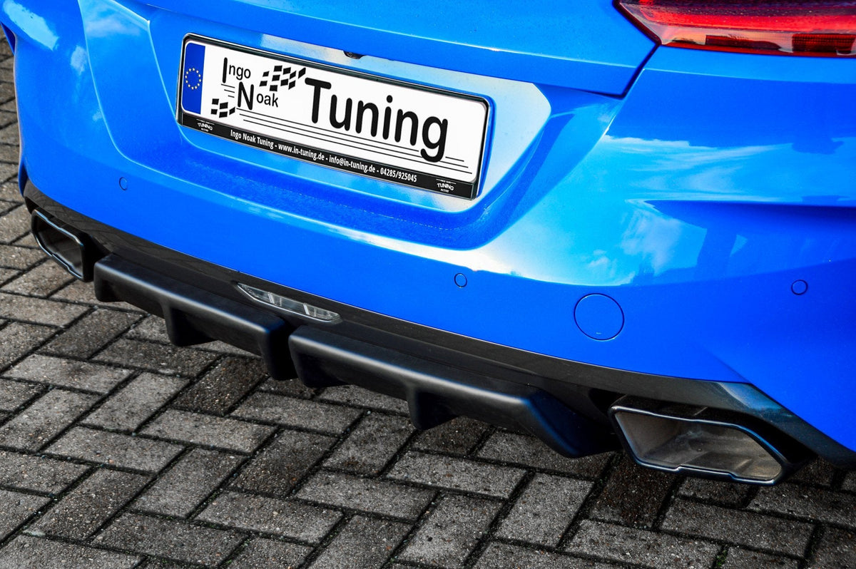 Hintere Heckansatz Aufsätze für BMW Z4 G29, Ingo Noak Tuning, aus hochwertigem Kunststoff, sichtbar auf dem Auto.