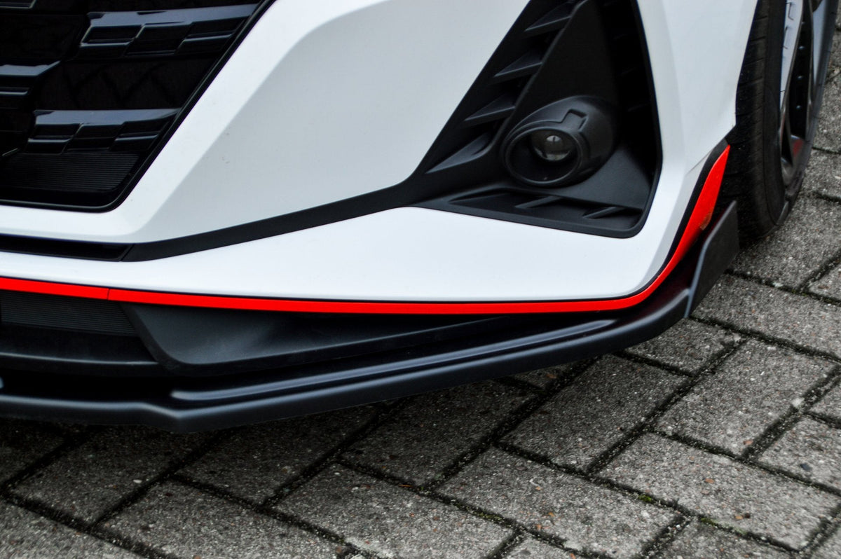 Frontspoilerlippe mit Wing für Hyundai I20N Performance, Ingo Noak Tuning, aerodynamisches Karosserieteil, sportliches Design