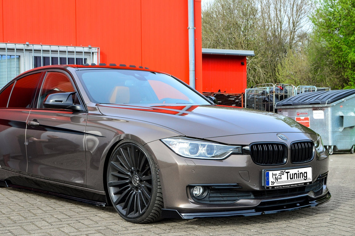 Frontspoilerlippe mit Wing für BMW 3er F30 F31, Ingo Noak Tuning, sportliches Autoteil ohne M-Paket
