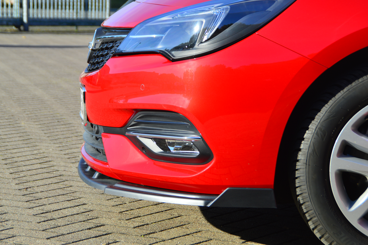 Cup Frontspoilerlippe mit Wing für Opel Astra K 5 türer + Sportstourer