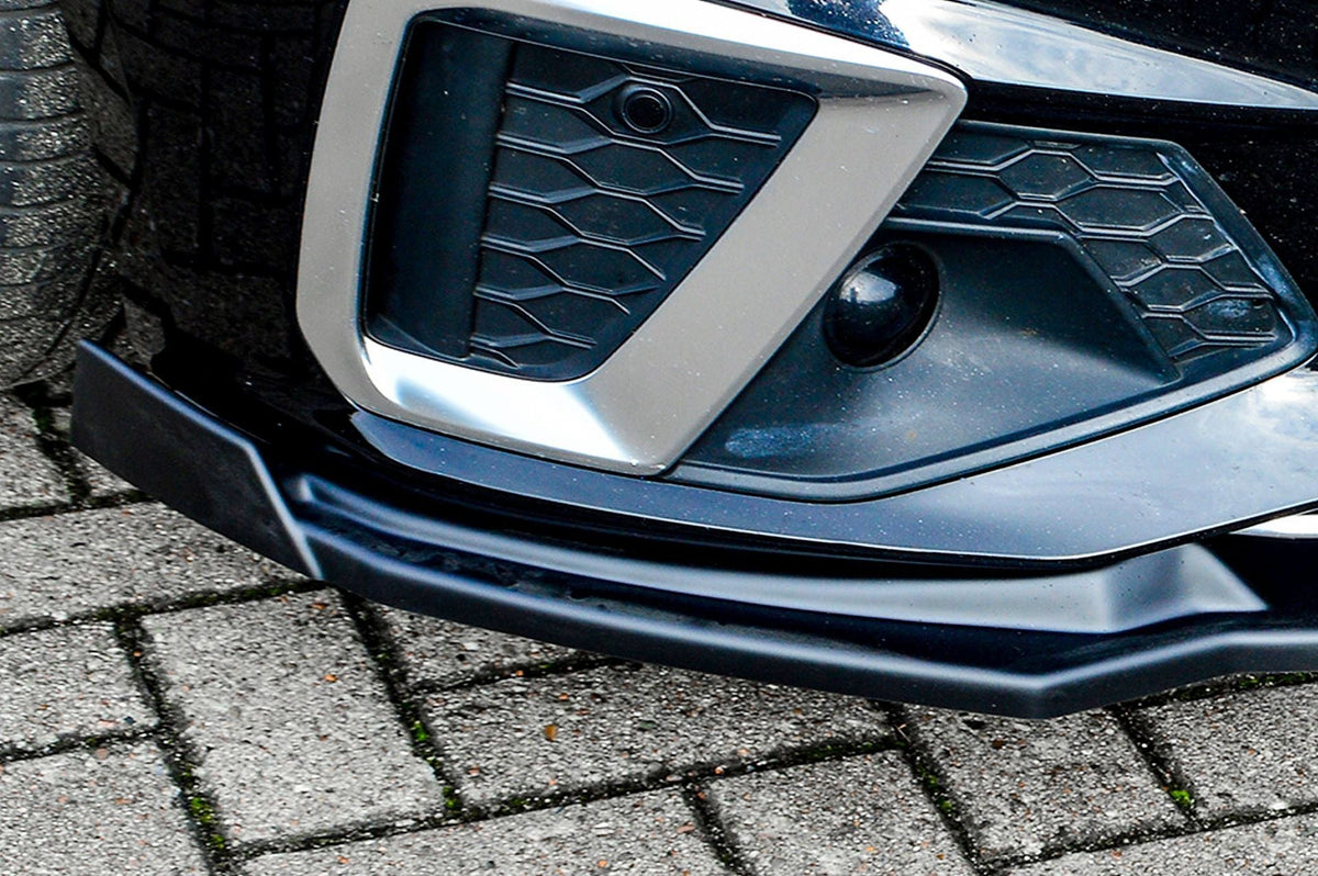 Cup Frontspoilerlippe mit Wings für Audi A4 S-Line + S4 B9 Facelift