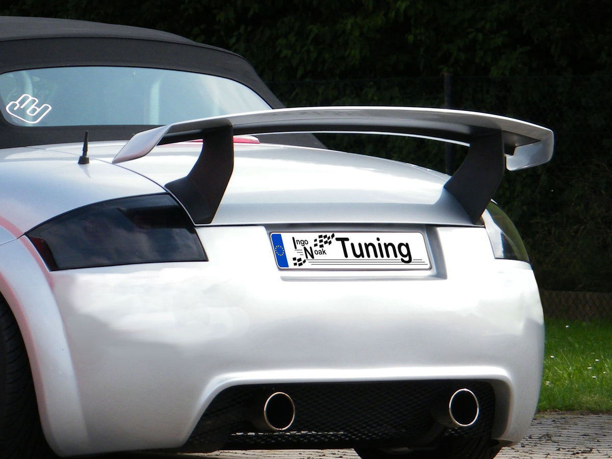 GFK-Heckspoiler Ducktail für Audi TT 8N Coupe und Roadster, Ingo Noak Tuning, aerodynamisches Fahrzeug-Upgrade