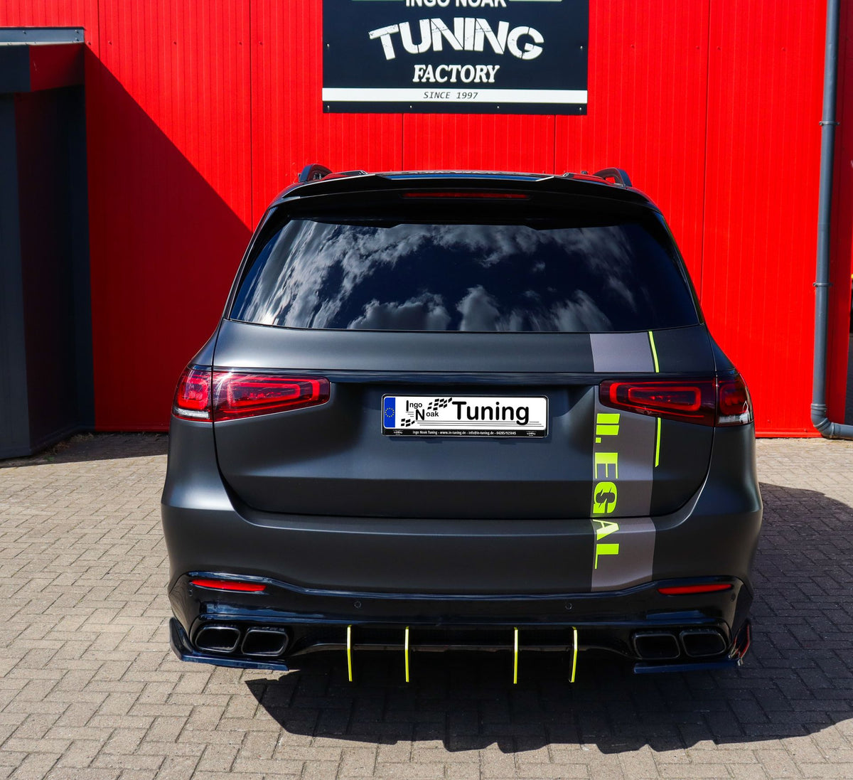 Heckansatz Seitenteile für Mercedes GLS 63 AMG 4 Matic
