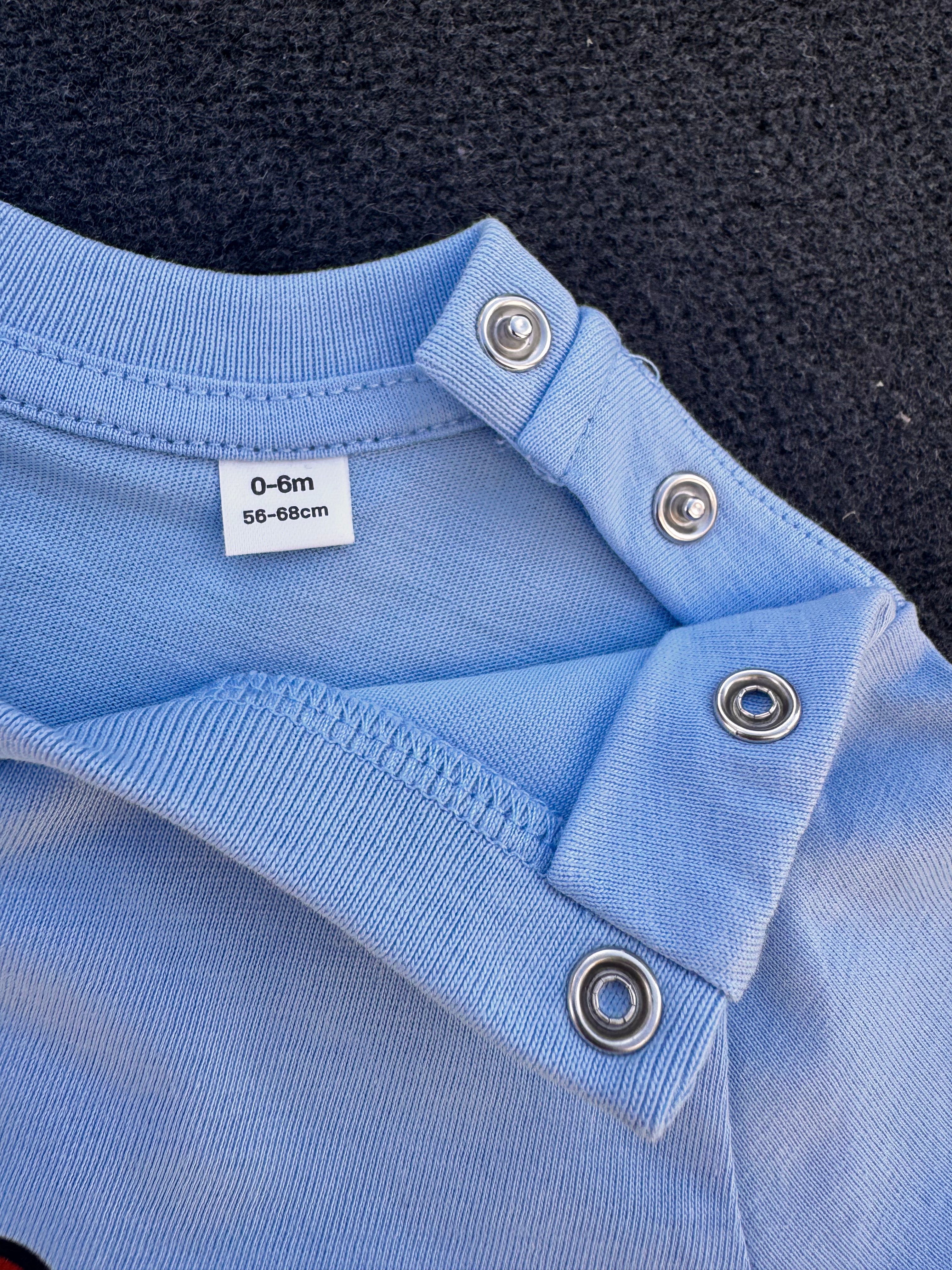 Baby/ Kids Shirt "Wheelbär" hellblau