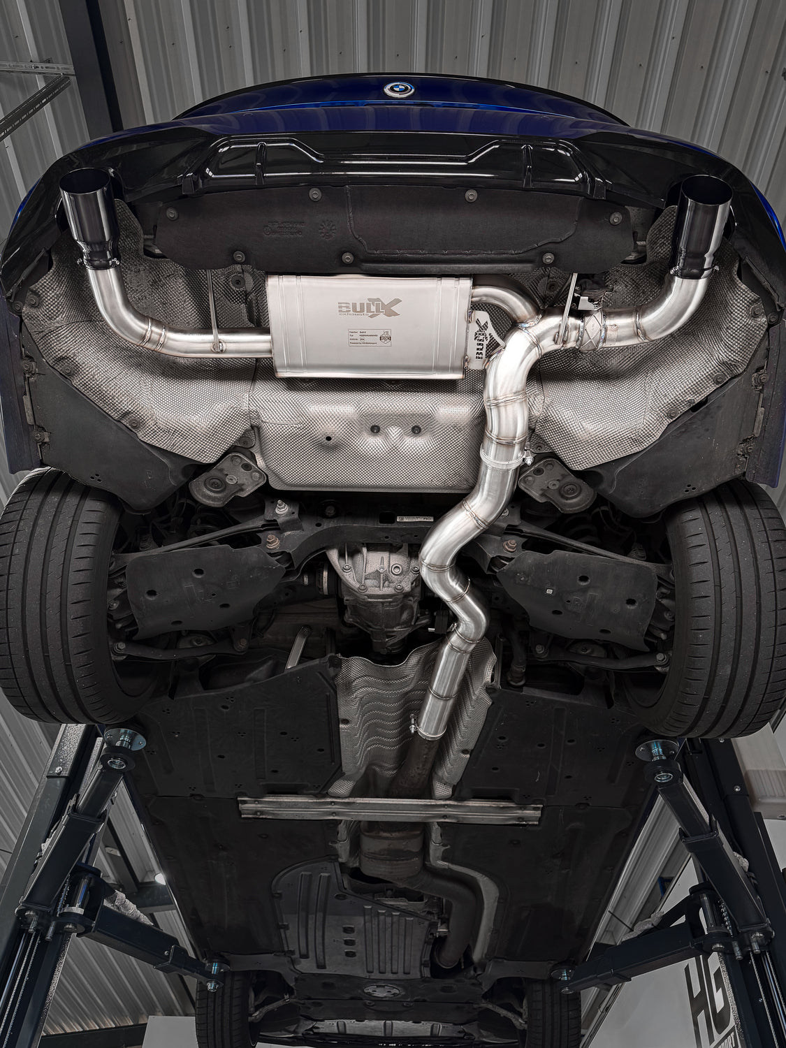 EGO-X Abgasanlage 3,5" / 89mm BMW 320/330i G20/G21 420/430i G22/G23/G26 184/245/258PS (mit ECE*)