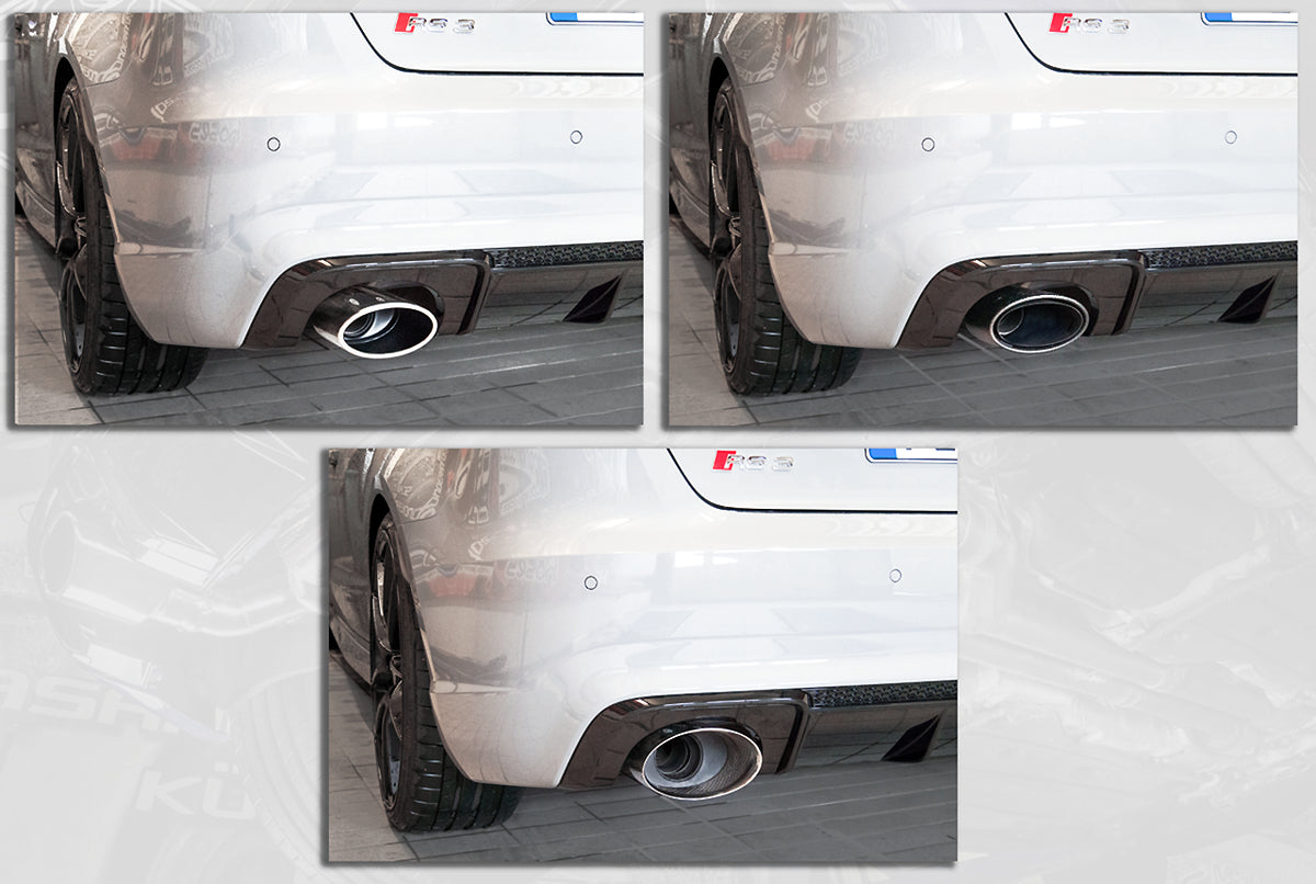EGO-X Abgasanlage 3,5" Audi RS3 8V quattro 367PS (mit ECE*)