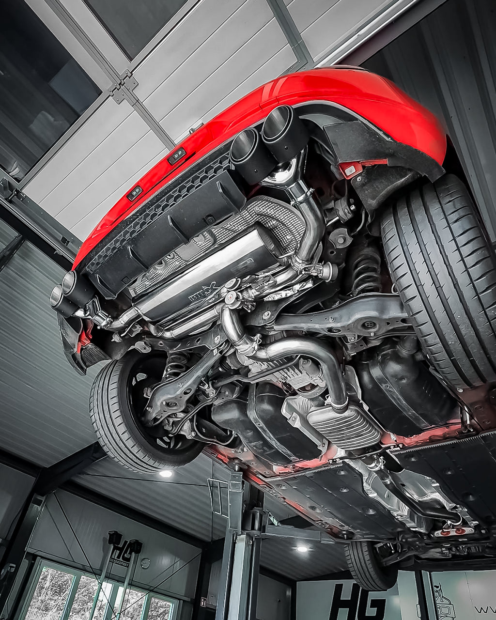 EGO-X Abgasanlage 3" VW Golf 7 R Facelift 310PS (mit ECE*)