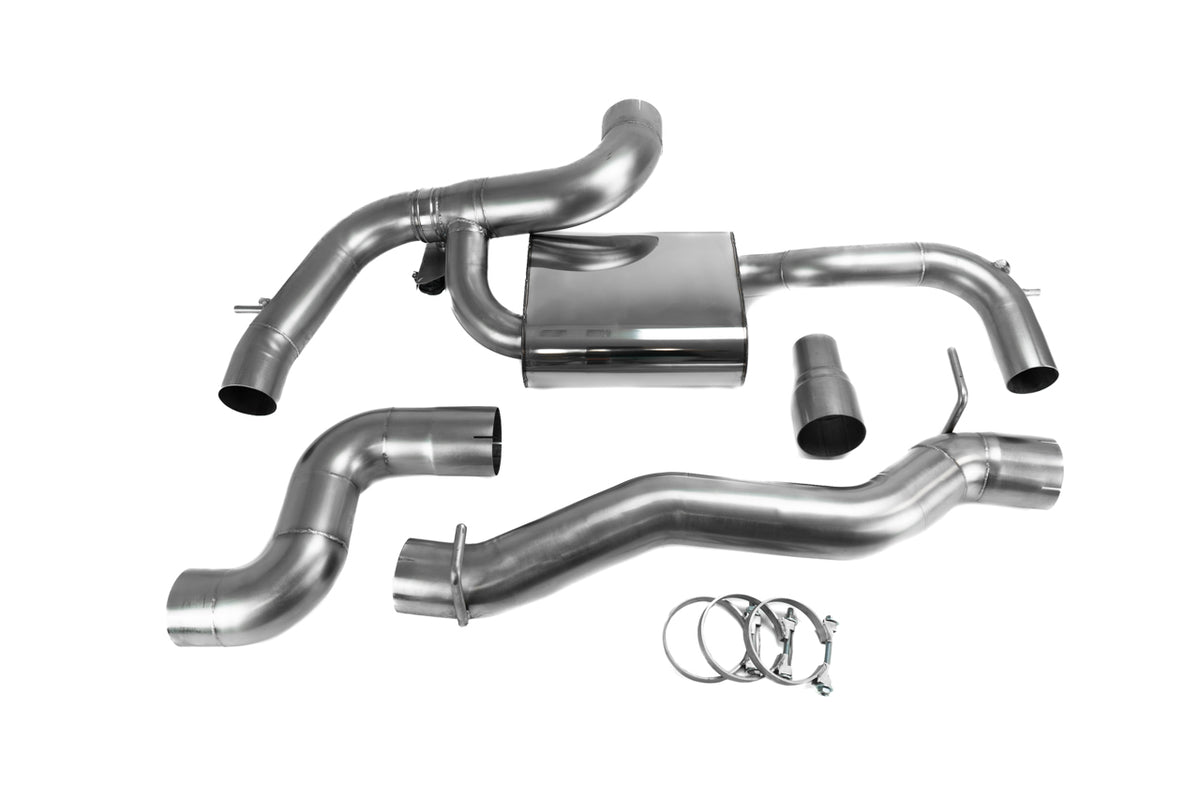 EGO-X Abgasanlage 3,5" / 89mm VW Golf 8 R 320/333PS