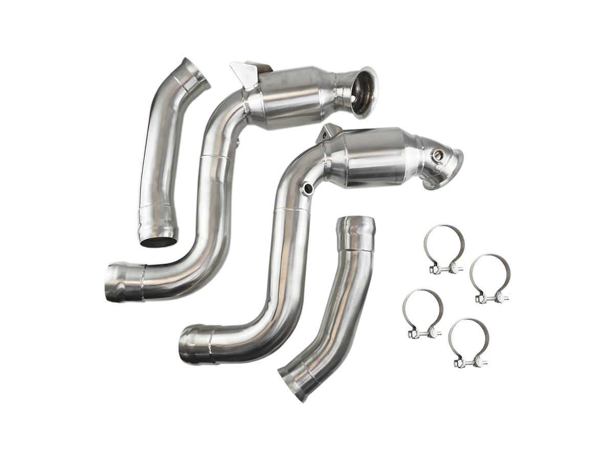 Bull-X Downpipe 3" Mercedes C63, C63S AMG 205 4.0T
