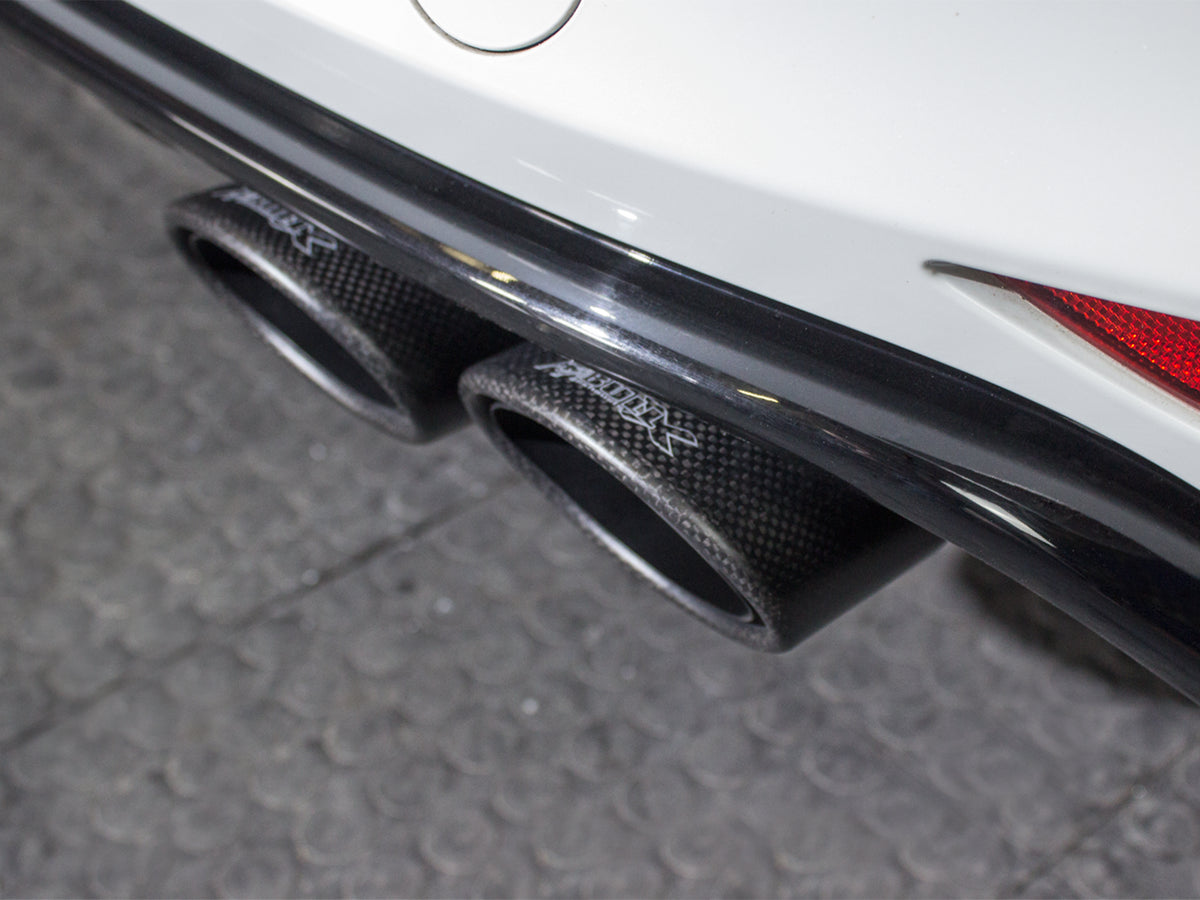 Bull-X Endrohrset Y-Style: Typ 14 Carbon oval 2x225x70