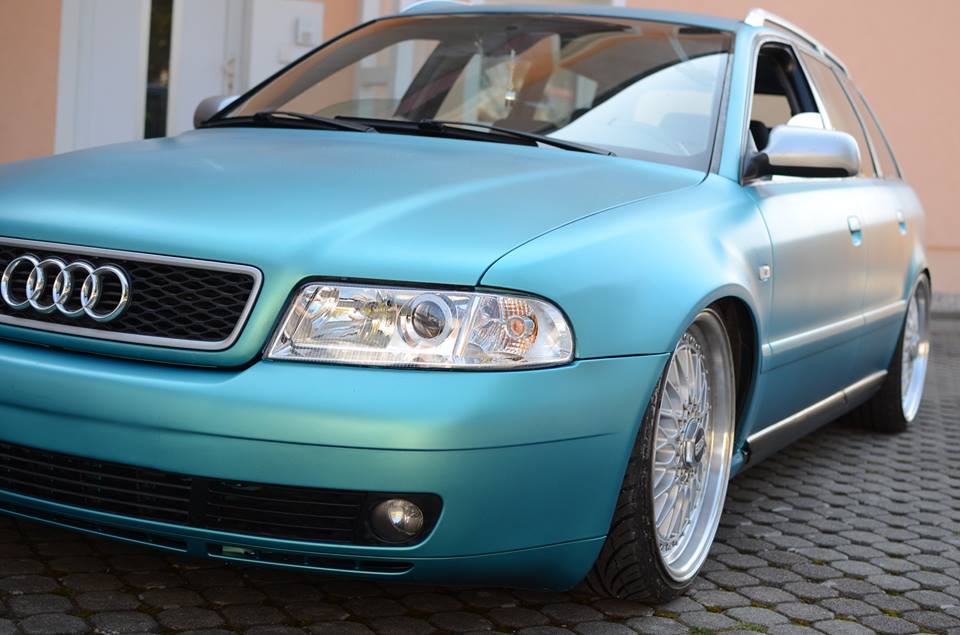 Audi A4 B5 Facelift Mücke Kotflügel verbreitert 3 cm