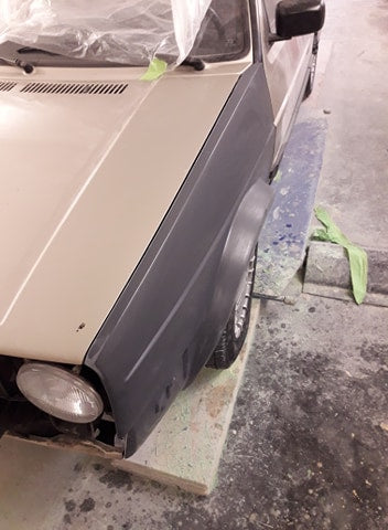 VW Golf 2 Mücke Kotflügel verbreitert 2,5cm