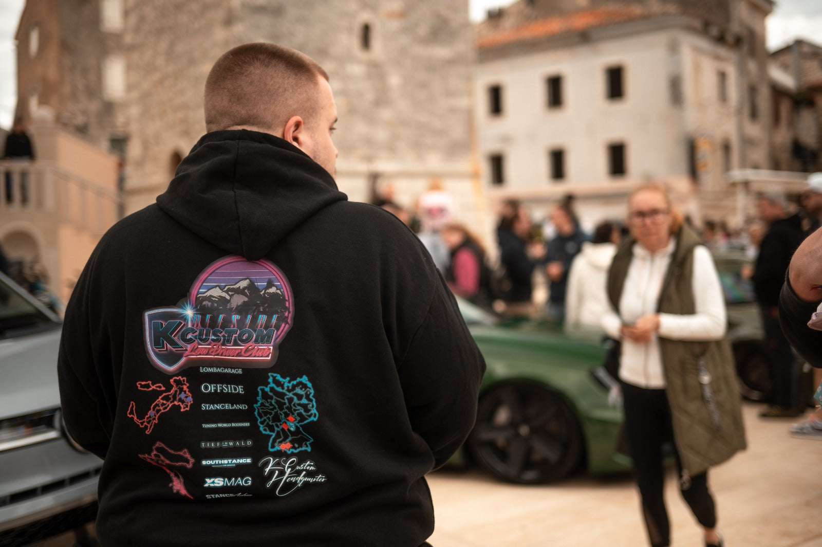 "EVENT Hoodie " - black mit Print