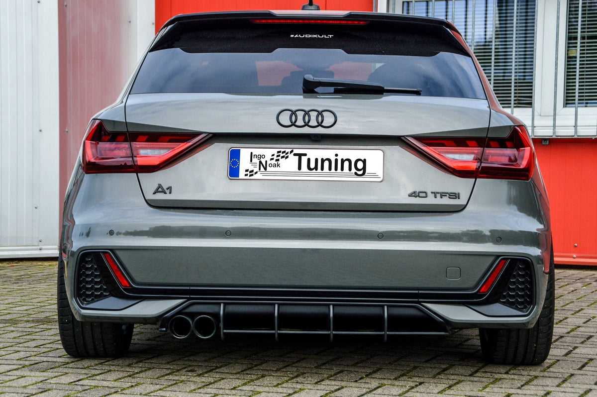 Gefräster Heckansatz für Audi A1 GB Sportback S-Line ab Bj.2018- - Ingo Noak Tuning