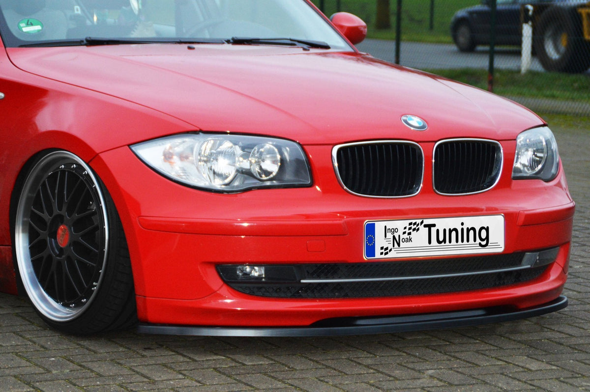 CUP Frontspoilerlippe für BMW 1er E81 87 Facelift ab Bj. 2007- - Ingo Noak Tuning