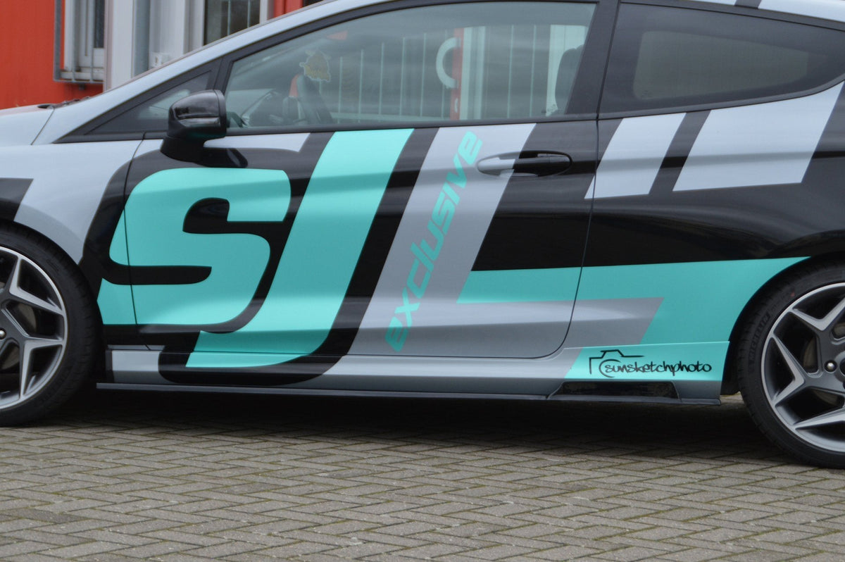 Ingo Noak Tuning Bodykit für Ford Fiesta ST MK8 ab 2018, Frontstoßstange, Seitenschweller und Heckstoßstange, sportliches Design