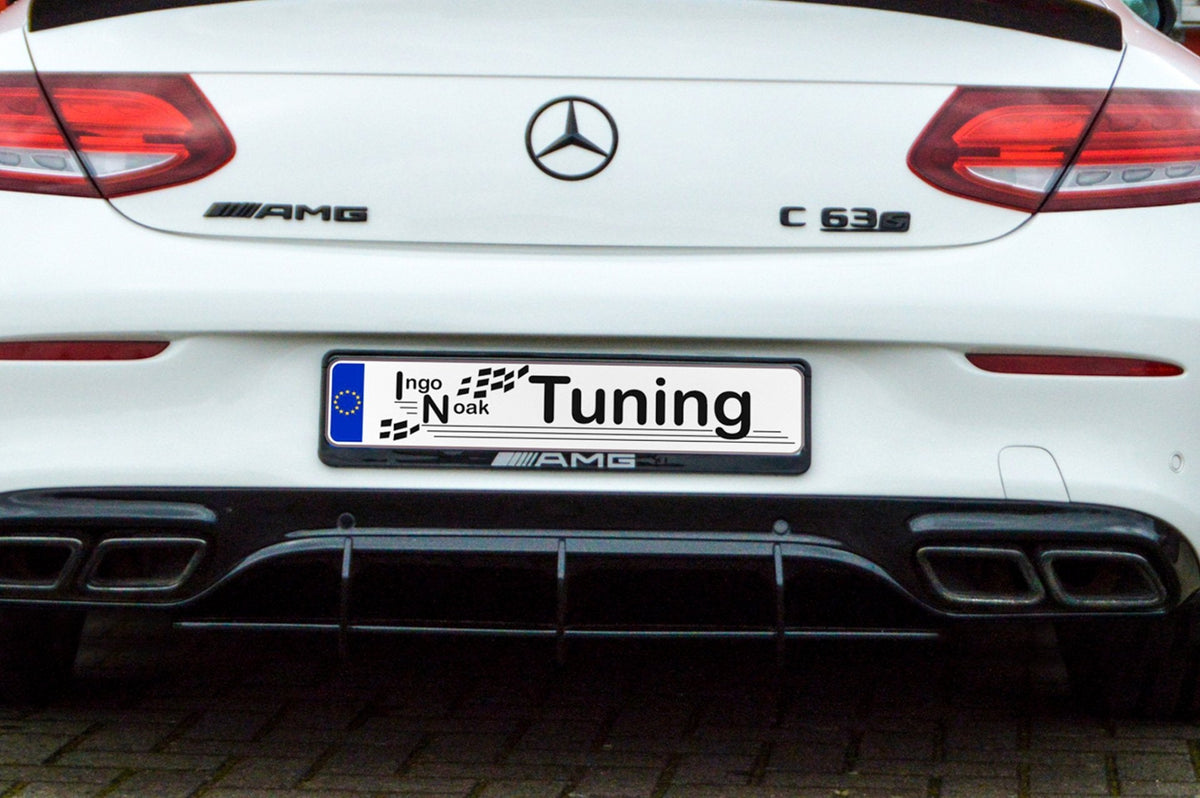 Gefräster Heckansatz für Mercedes C-Klasse C63AMG C205/A205 Coupe Cabrio