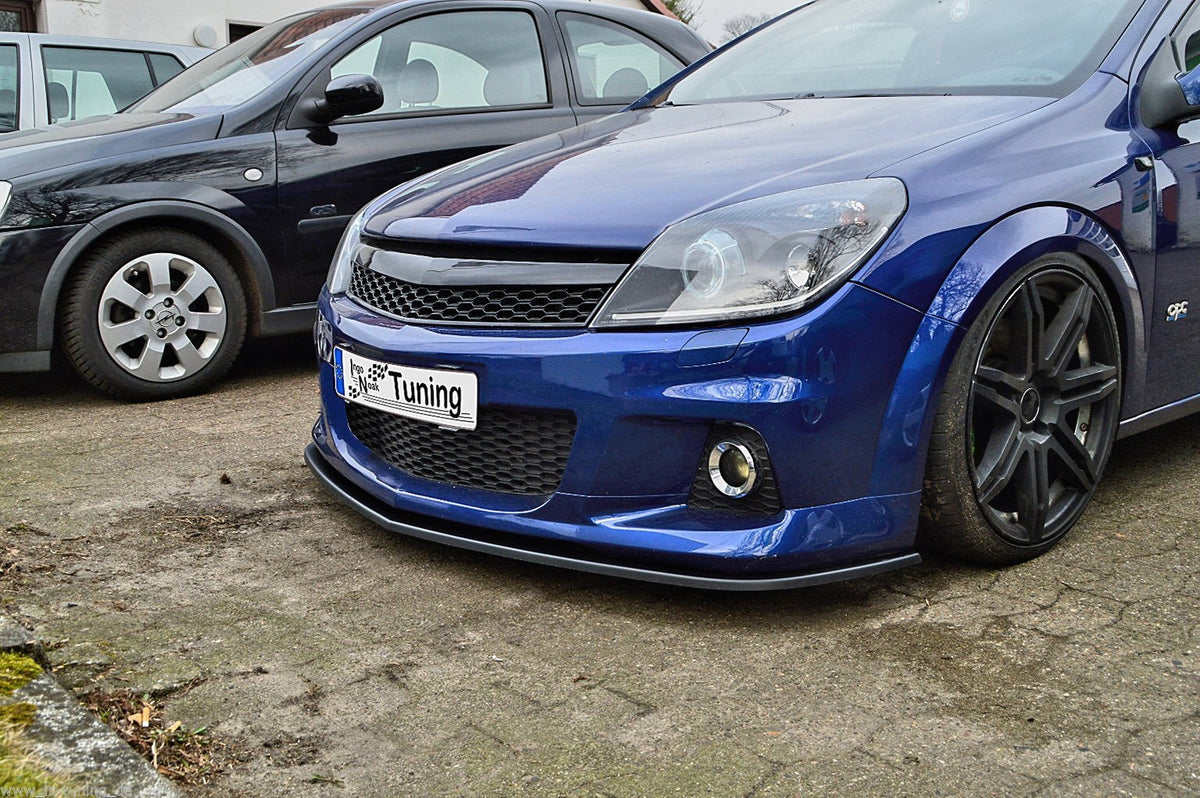 Frontspoilerlippe für Opel Astra H OPC von Ingo Noak Tuning, sportliches Design, aus hochwertigem Material, sichtbar im Bild
