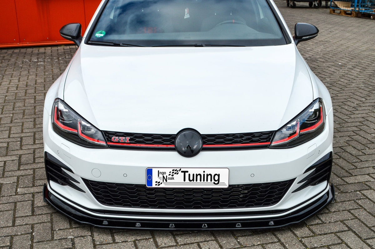 Vorderr spoiler mit Wing für VW Golf 7 GTI TCR, Ingo Noak Tuning, sportliches Karosserie-Design, aus Kunststoff gefertigt