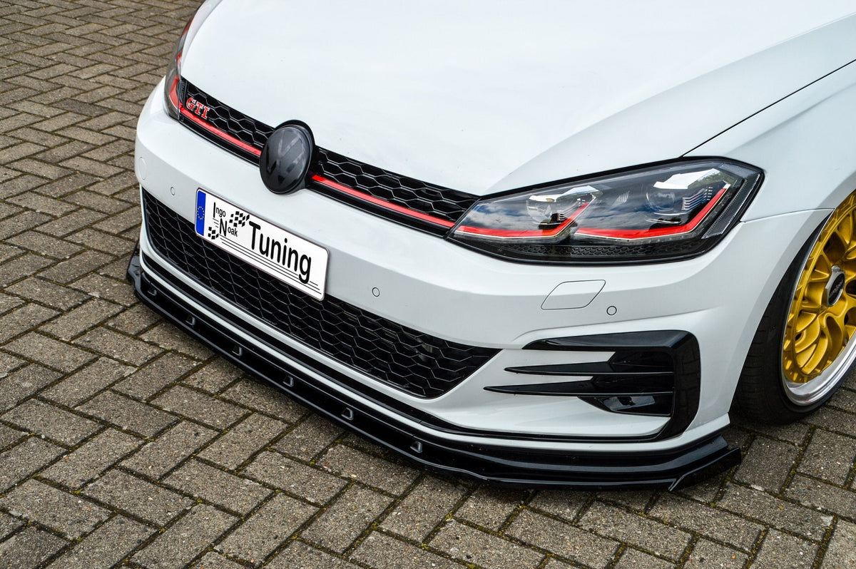 Frontspoiler mit Wing für VW Golf 7 GTI TCR, Ingo Noak Tuning, aus hochwertigem Material, zeigt aerodynamisches Design