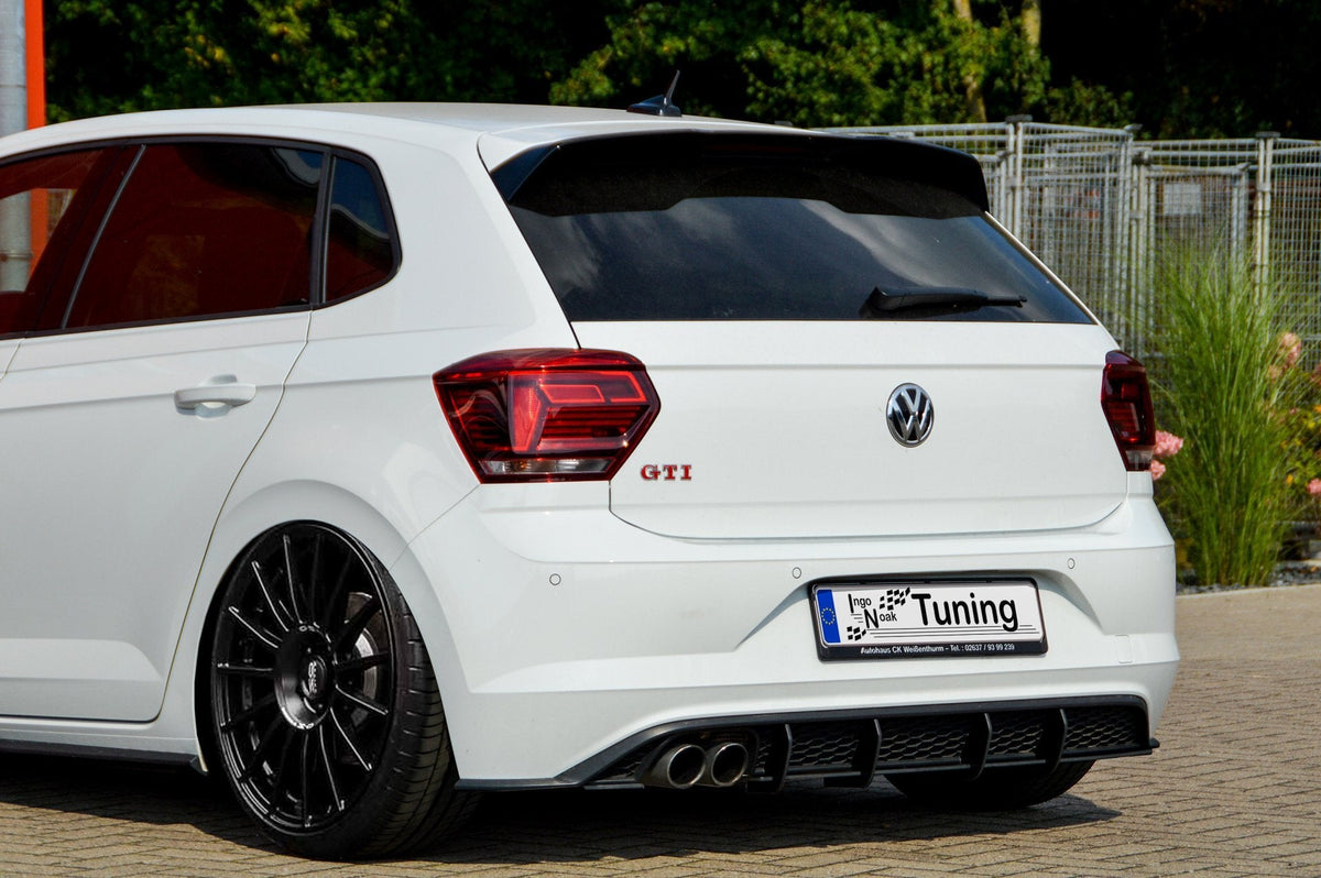 Heckansatz für VW Polo 6 GTI 2G (AW) von Ingo Noak Tuning, aus hochwertigem Kunststoff, passgenau und langlebig