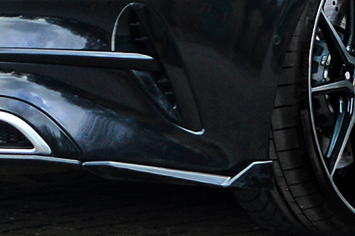 Seitenteile für Heckdiffusor mit Wing am Kia ProCeed GT-Line, Ingo Noak Tuning, sportliches Auto-Design, Kunststoffteile