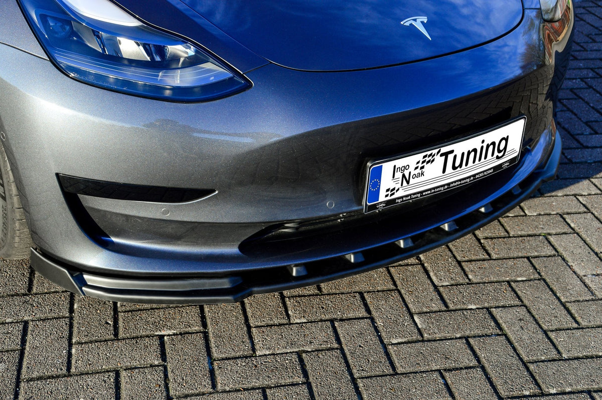 CUP Frontspoilerlippe mit Wings für Tesla Model 3 ab Bj. 2017