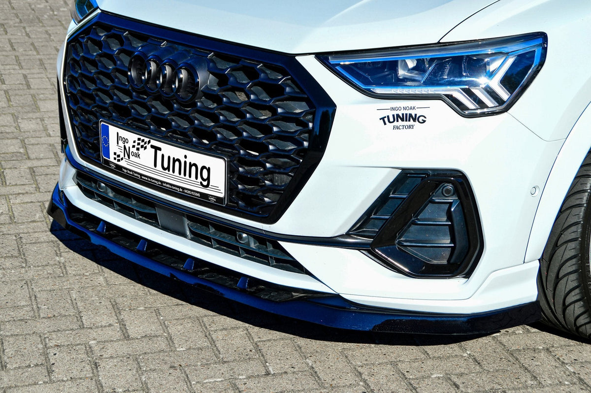 Cup Frontspoilerlippe für Audi Q3 F3/F3N mit S-Line aus ABS