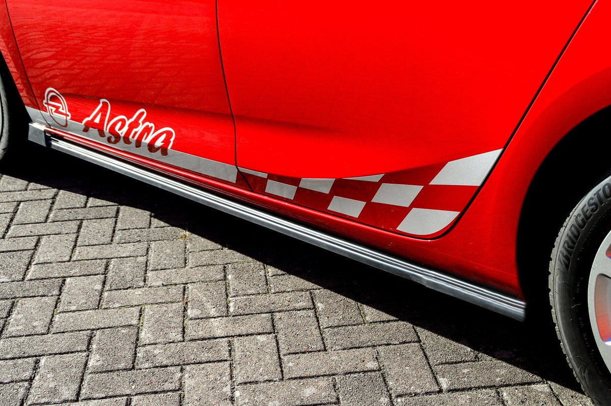 Seitenschweller mit Wing vorne für Opel Astra K