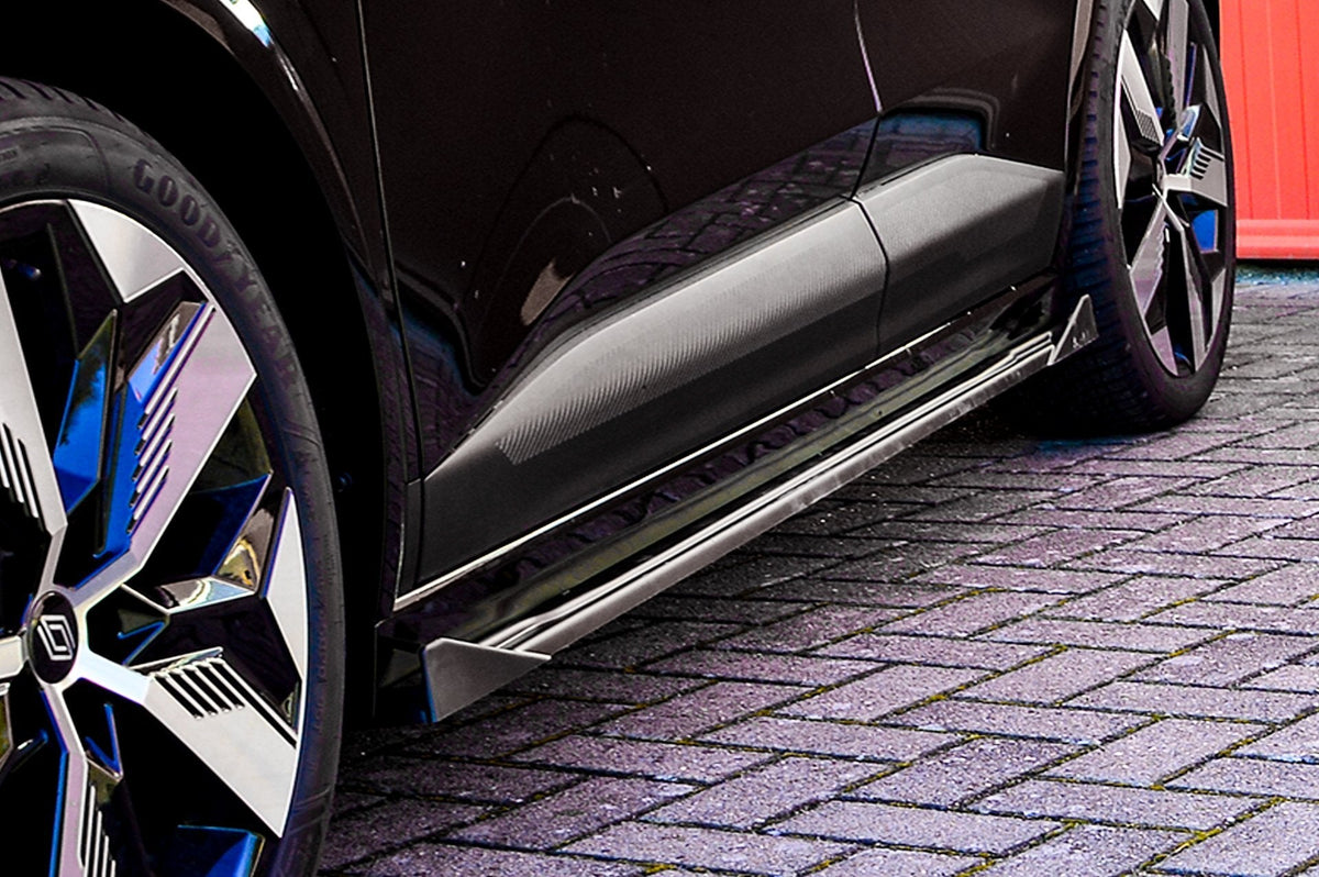 Seitenschweller mit Wings vorne + hinten aus ABS für Renault Megane E-Tech RCB