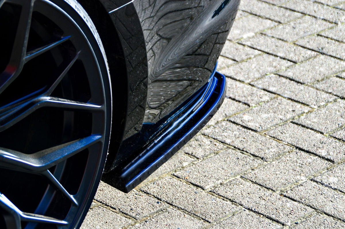 Seitenteile aus ABS für Audi RS5 B9 F5, Heckansatz, Ingo Noak Tuning, schwarze Karosserieteile, aerodynamisches Design