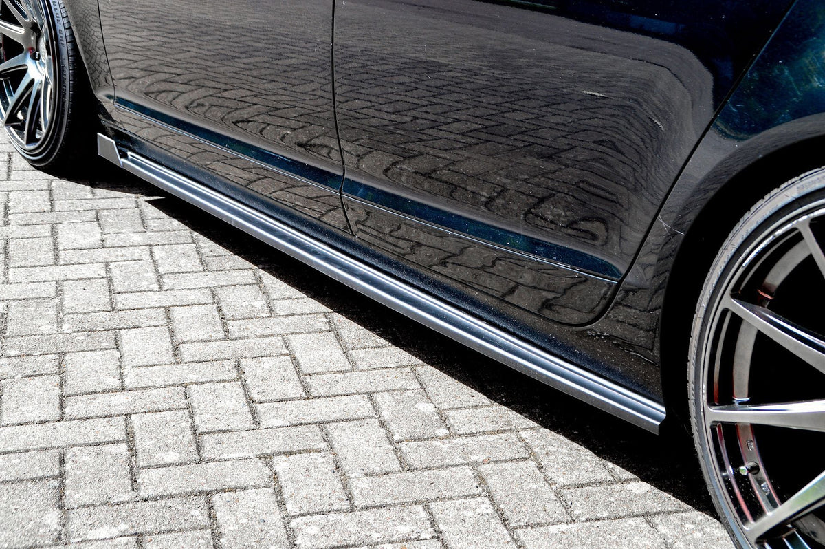 CUP Seitenschweller mit Wings vorne für Audi A6 4F + S-Line