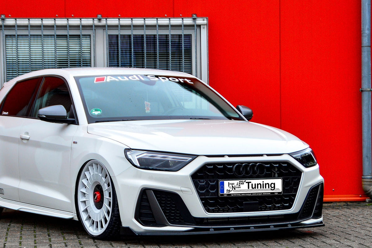 Cup Frontspoilerlippe mit Wings für Audi A1 GB Sportback S-Line - Ingo Noak Tuning