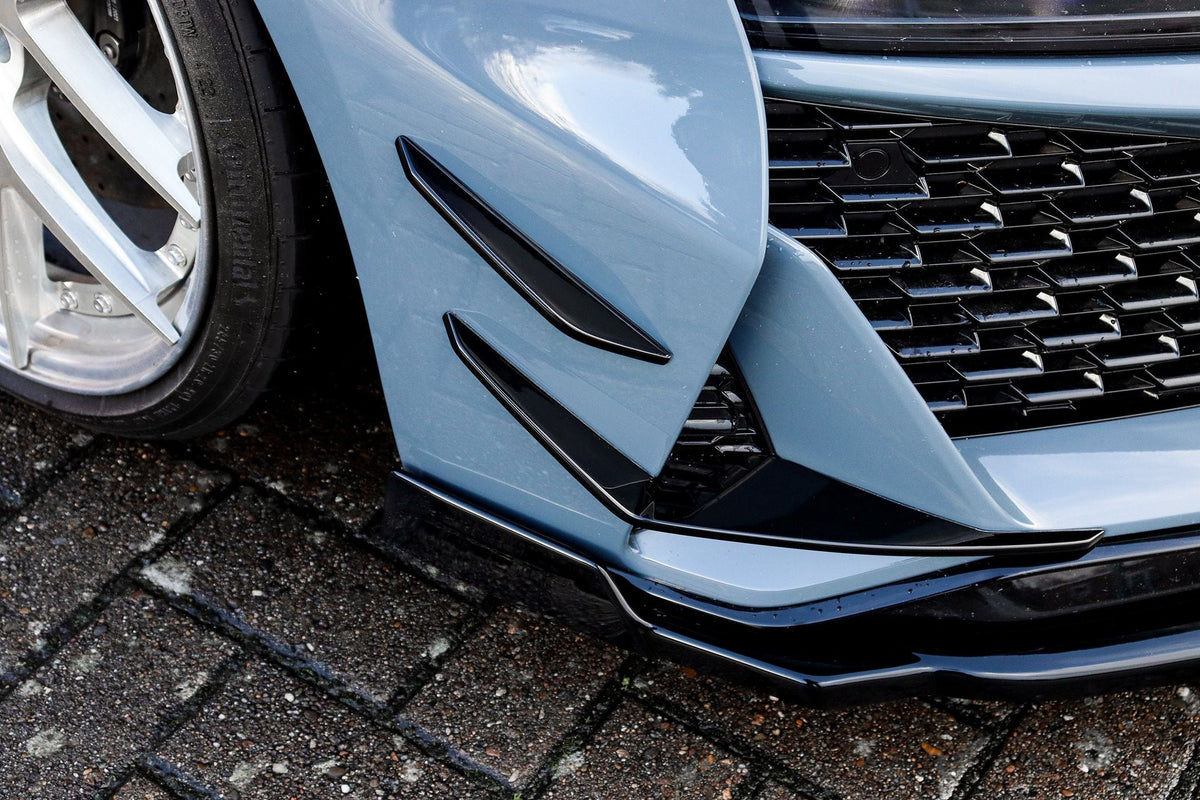 4 tlg. Flaps Luftführung aus ABS für Audi R8 4S Facelift