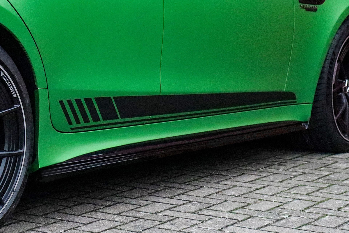 Cup Seitenschweller mit Wings vorne für Mercedes AMG GT X290