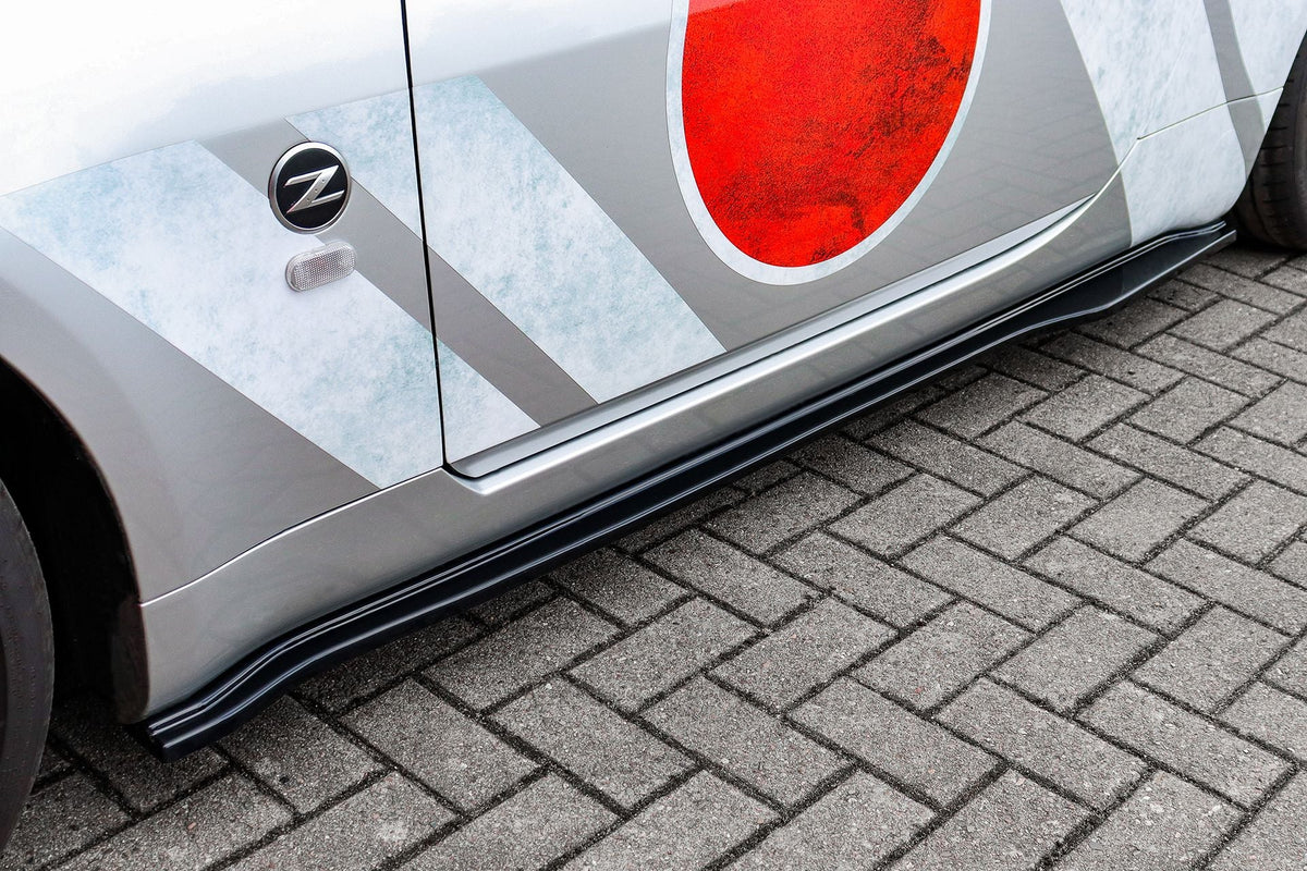 Seitenschweller aus ABS für Nissan 350Z Coupe und Roadster, Ingo Noak Tuning, verbesserte Aerodynamik und sportliches Design