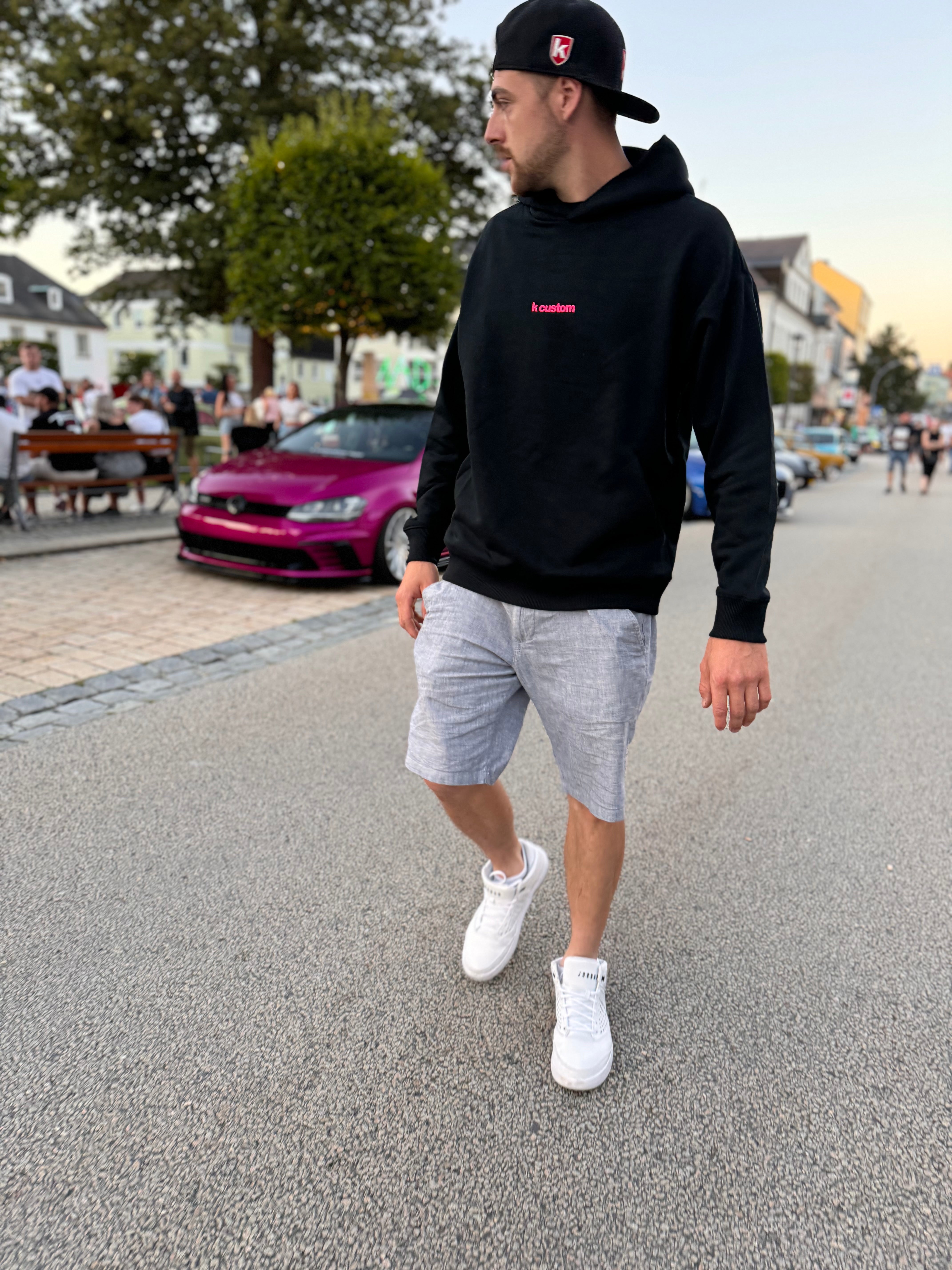 "EVENT Hoodie " - black mit Print