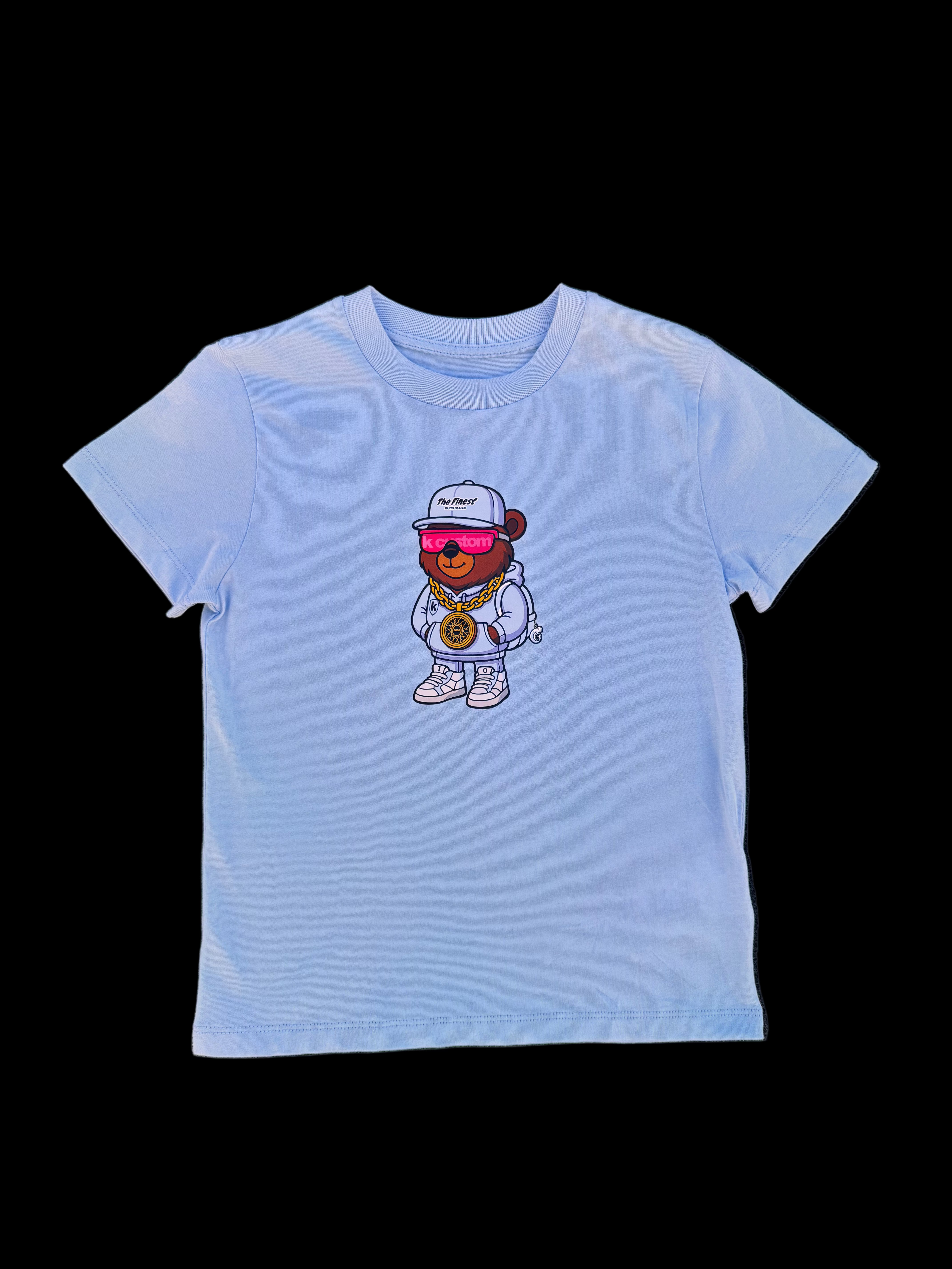 Baby/ Kids Shirt  "Wheelbär" hellblau