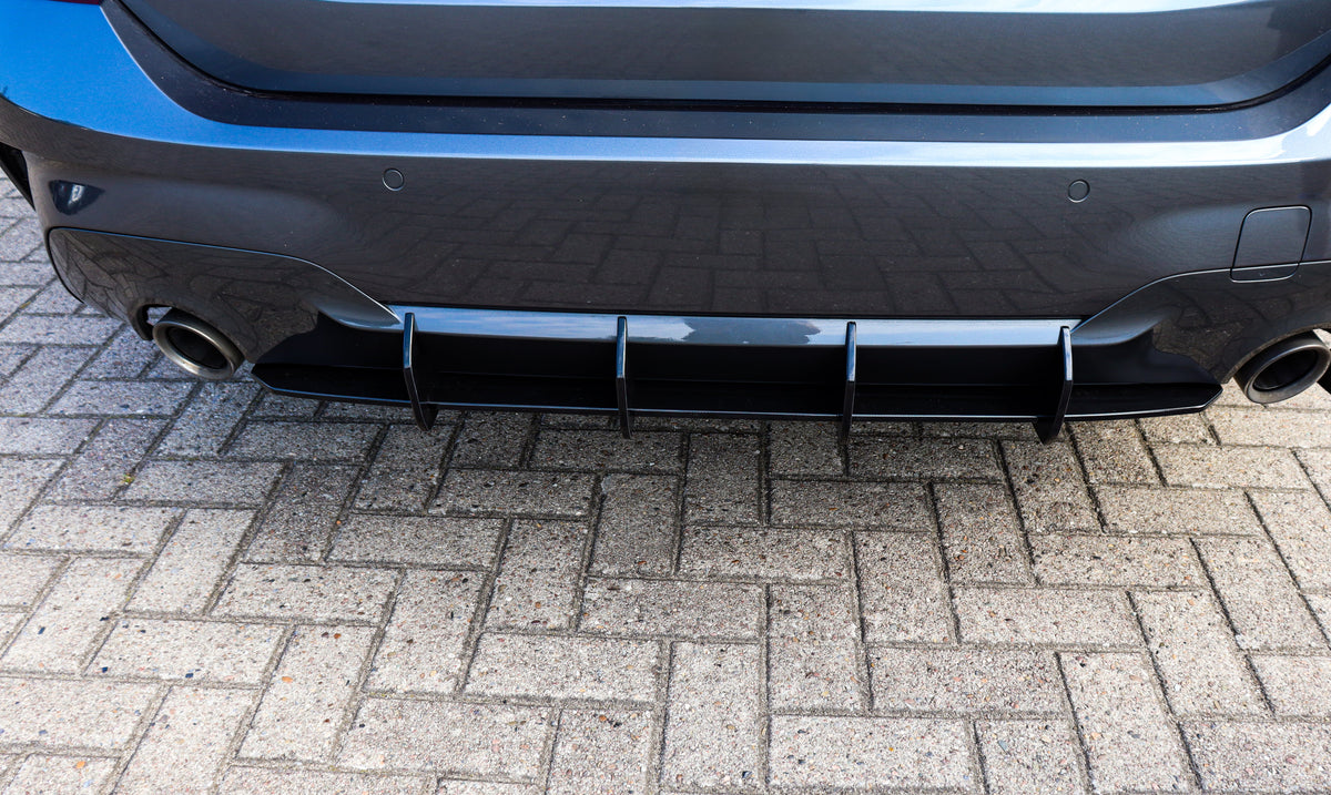 Gefräster ABS-Heckansatz für BMW 3er G20 G21 M-Paket, in hochwertigem Design, von Ingo Noak Tuning.