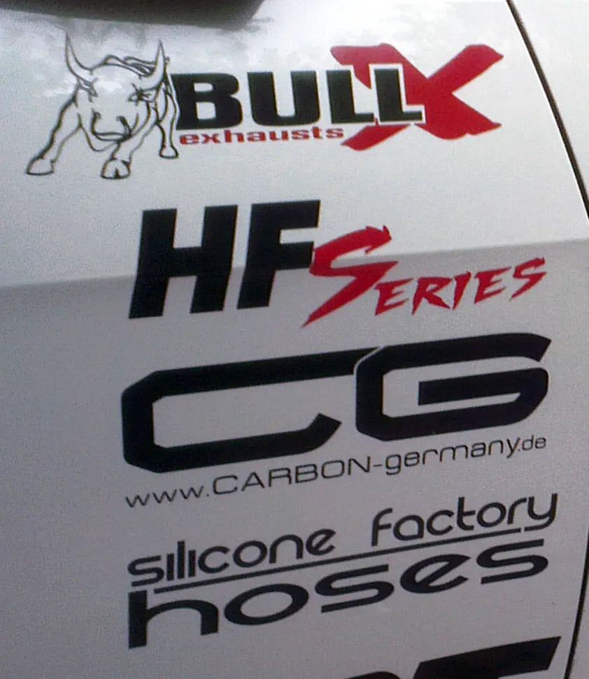 Bull-X Aufkleber geplottet 250x75mm