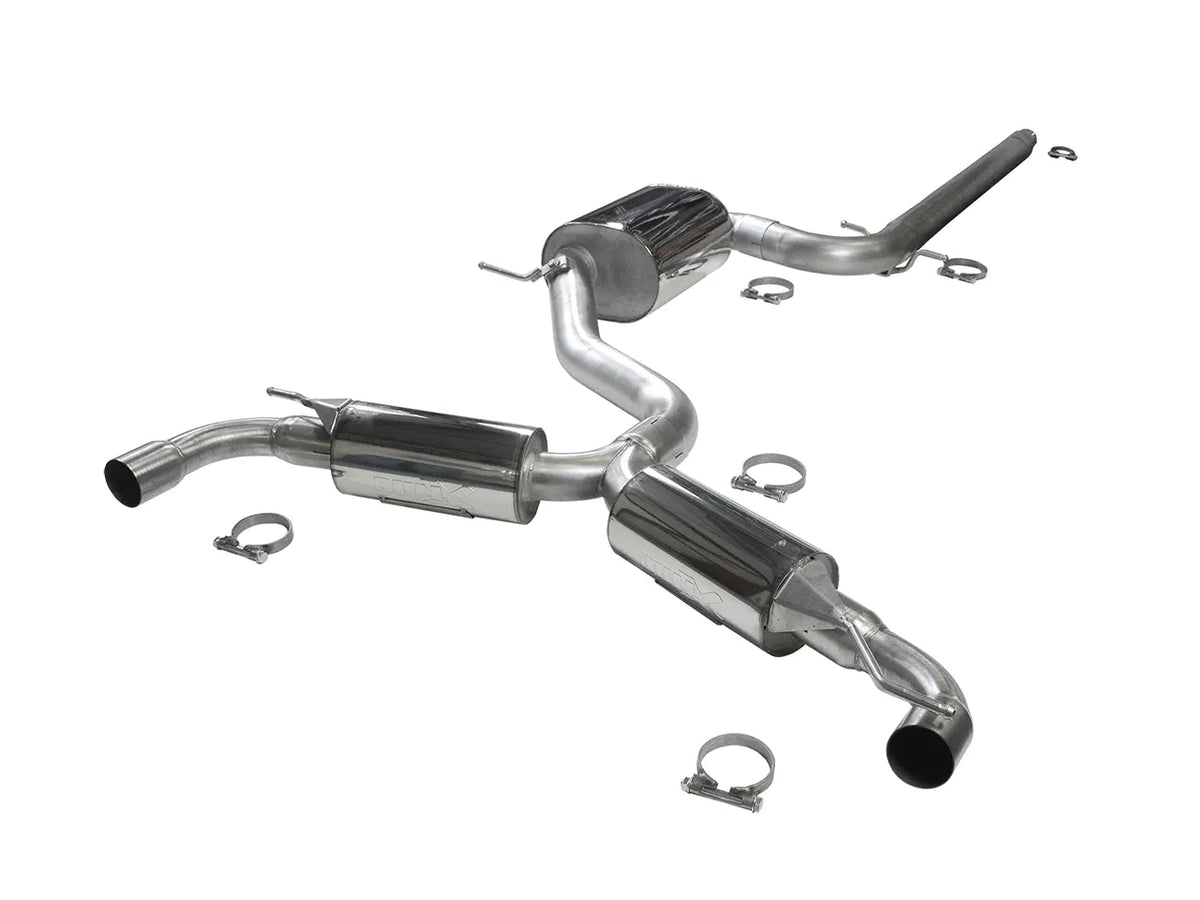 Bull-X Abgasanlage 3" Y-Style "VAG02" MQB Plattform 1.8-2.0 TSI FWD (Golf 7 GTI, Leon 5F)