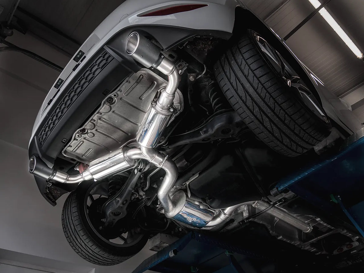 Bull-X Abgasanlage 3" Y-Style "VAG02" MQB Plattform 1.8-2.0 TSI FWD (Golf 7 GTI, Leon 5F)