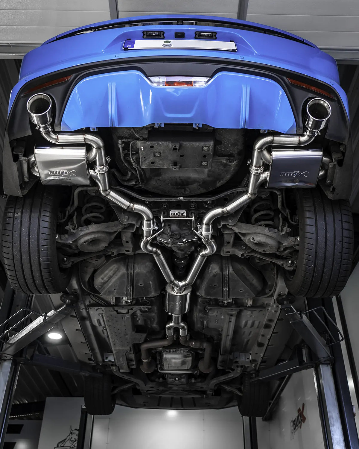 EGO-X/ Bull-X Valved Abgasanlage 3" Ford Mustang VI 5.0 V8, 2.3L Ecoboost (mit ECE*)