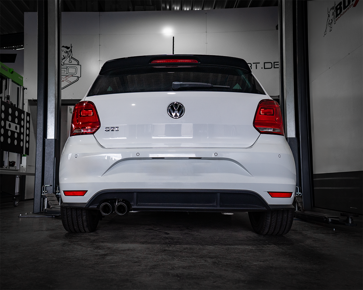 EGO-X Abgasanlage 2,75" Audi A1 8X, VW Polo 6R/6C inkl. GTI 1.4+1.8 T(F)SI (mit ECE*)