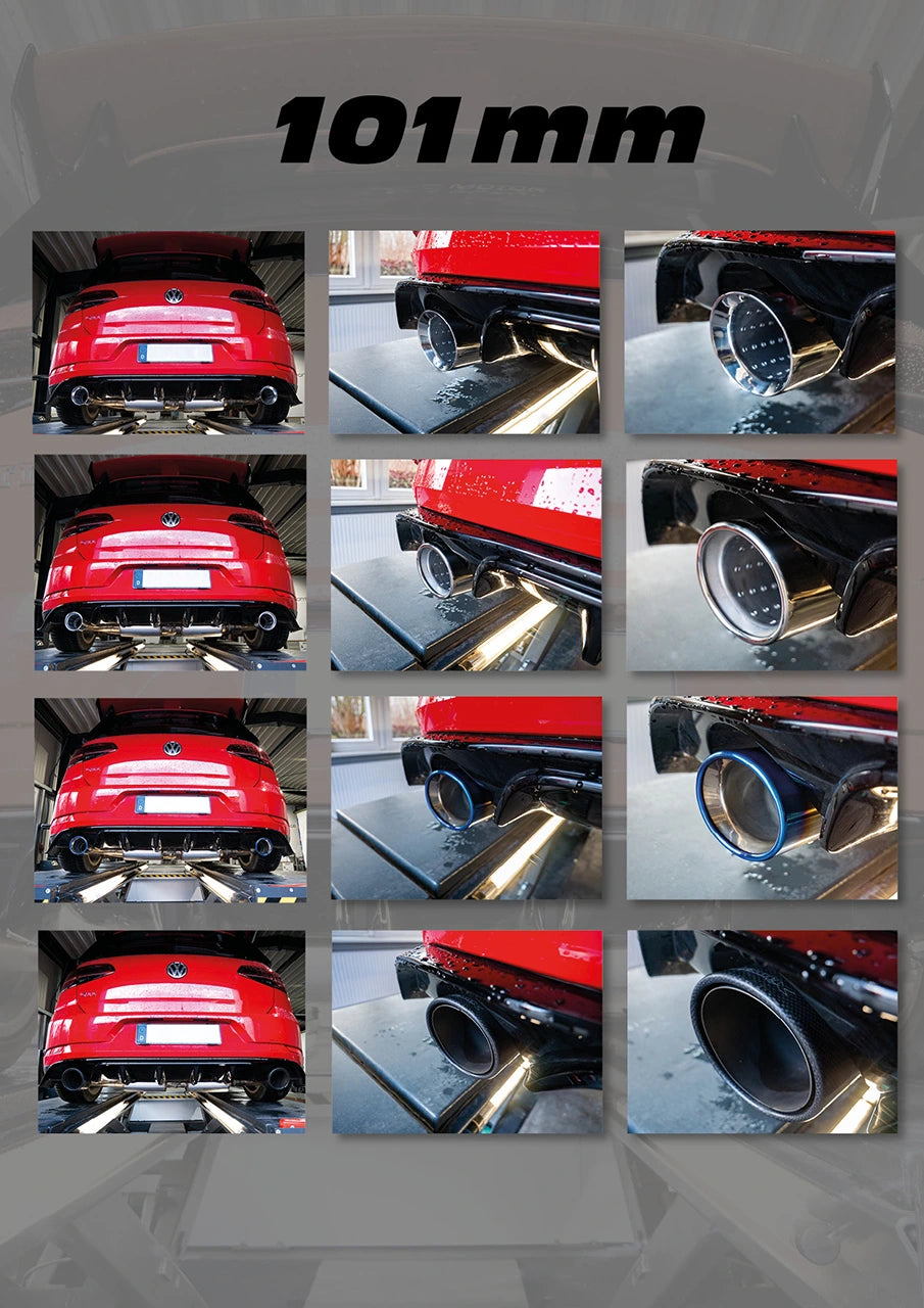 EGO-X Abgasanlage 3" VW Golf 7 GTI Performance/TCR/R, Seat Leon 5F Cupra 290 OPF (mit ECE*)