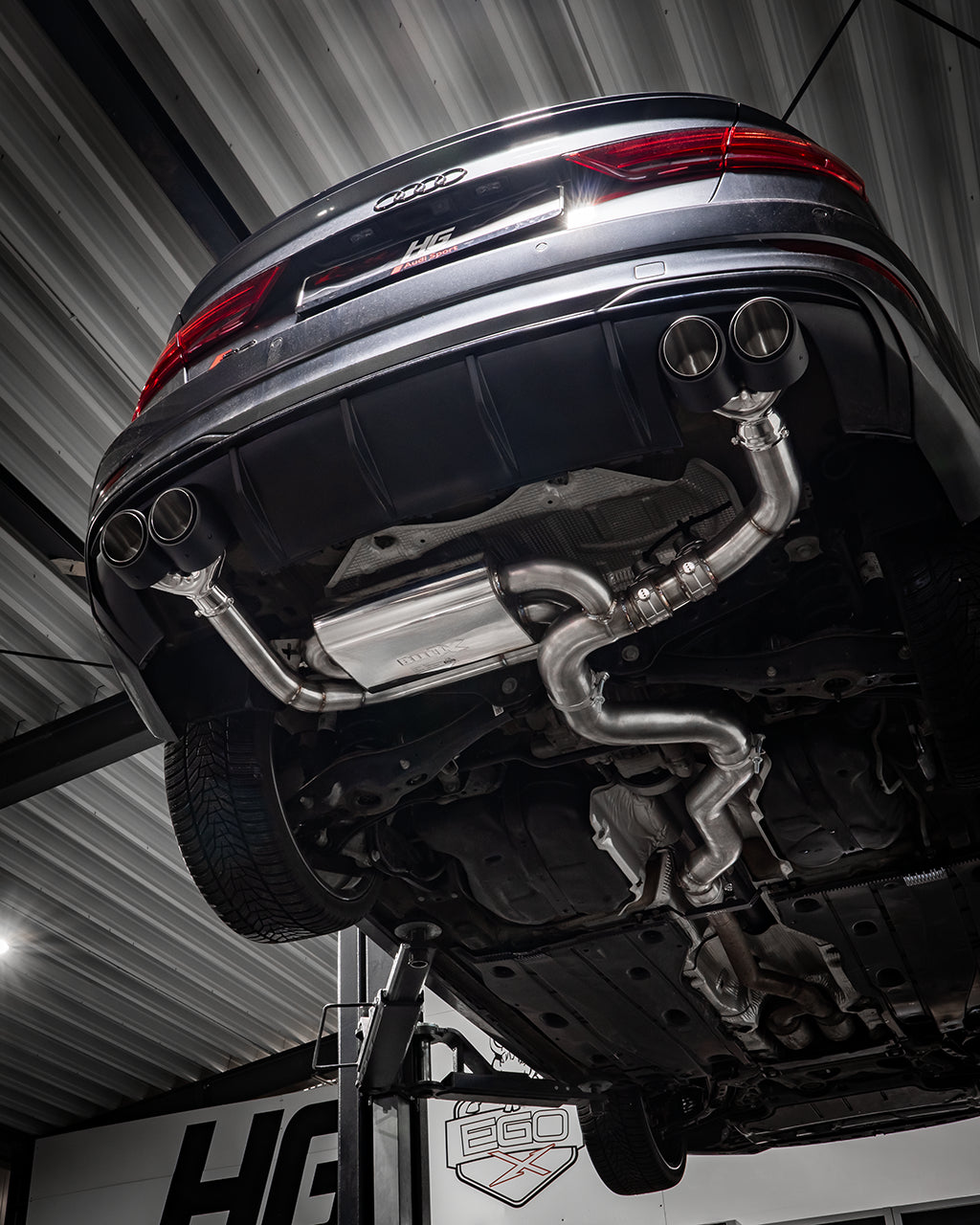 EGO-X Abgasanlage 3,5" Audi S3 8V quattro Facelift OPF 300PS (mit ECE*)